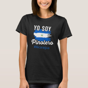 Nicarágua Bandeira Camiseta Nicarágua Soy Pinolero