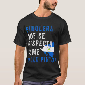 Nicarágua Flag Camiseta Nicarágua Mujer Pinolera