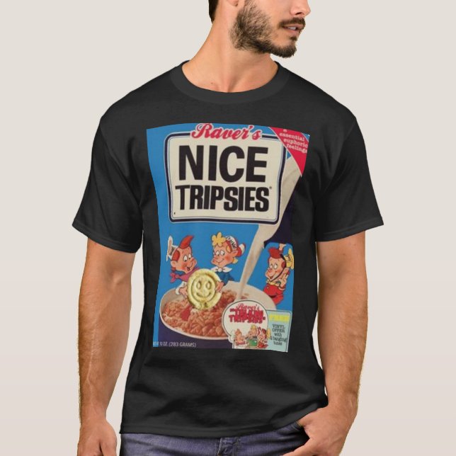 Nice Tripsies 90&x27;s Rave Flyer Classic T-Shirt (Frente)