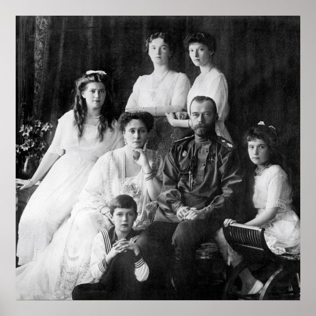 Nicholas II e Family Poster (Frente)
