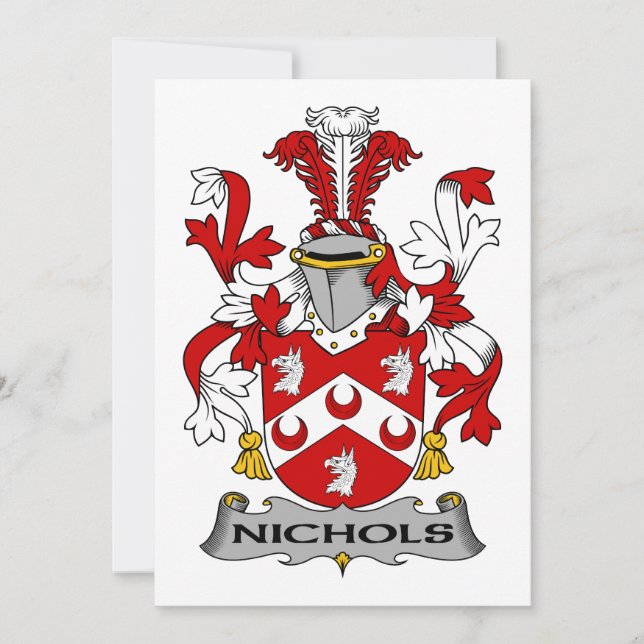 Nichols Family Crest (Frente)