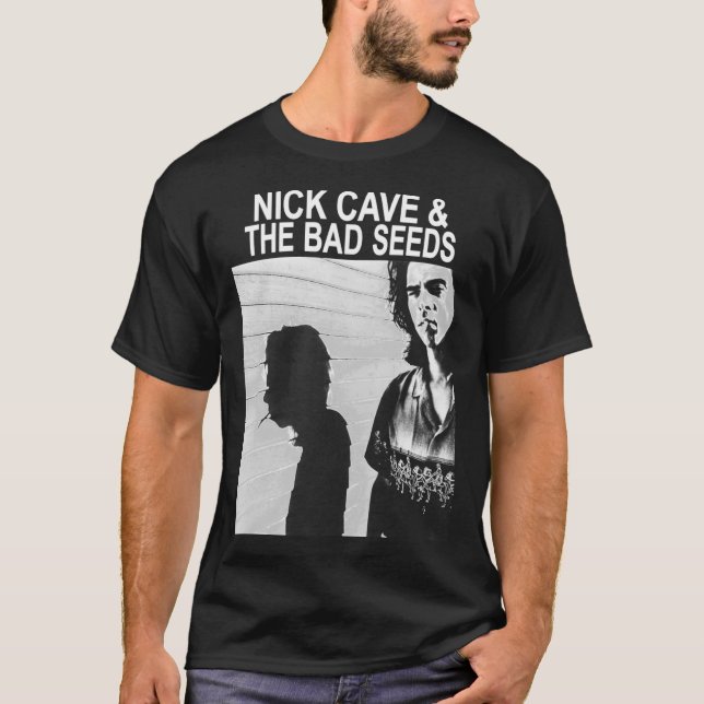 Nick Cave - Nicholas Edward Cave Clássico T-Shirt (Frente)