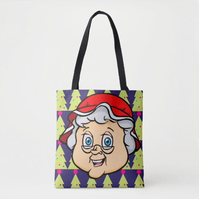 NiCK DAViD - Sra. Claus Árvore de Natal Tote Bag (Frente)