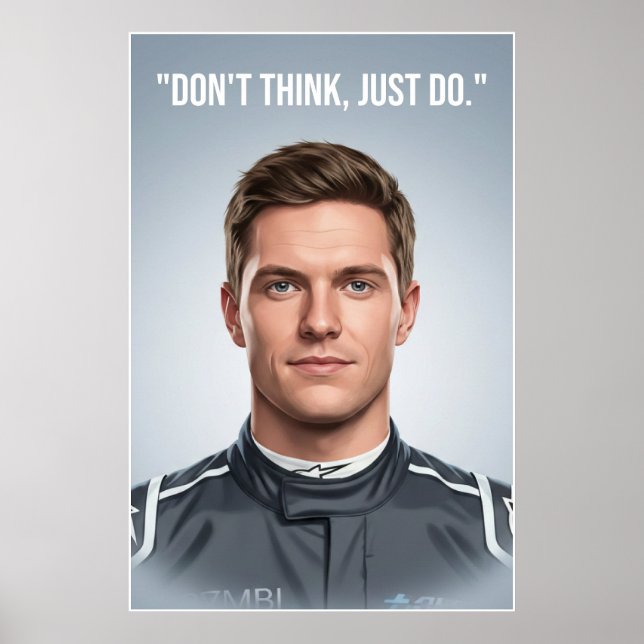 Nico Hülkenberg Racing Vector – Poster (Frente)