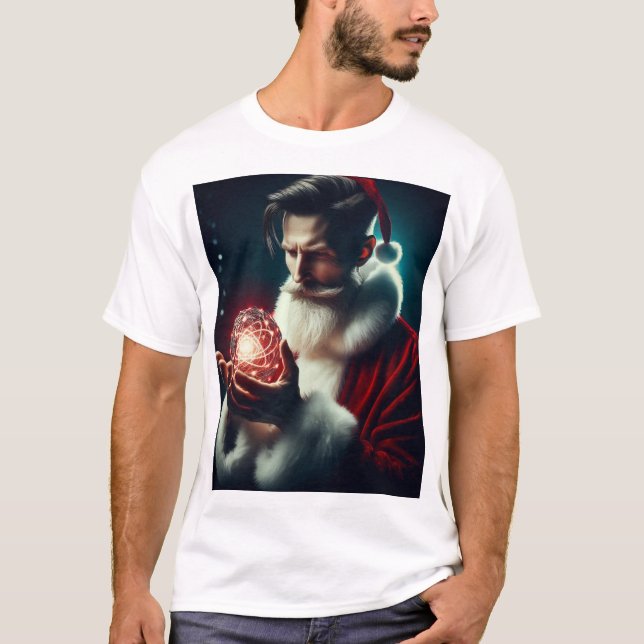 Nicola Tesla natal Camiseta (Frente)