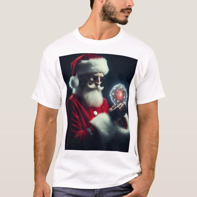 Nicola Tesla natal Camiseta (Frente)