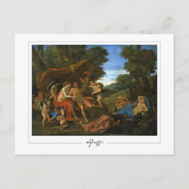 Nicolas Poussin #214 - Cartão Postal de Arte Fina