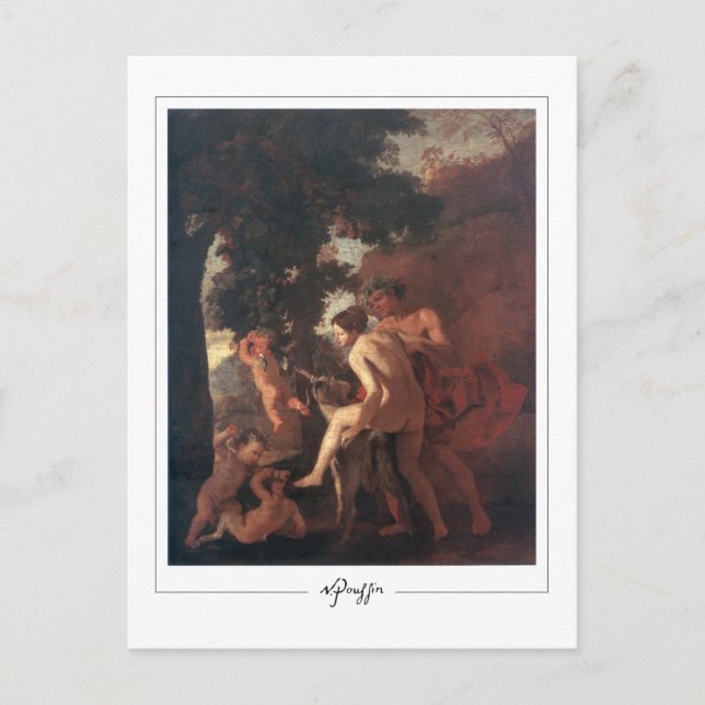 Nicolas Poussin #236 - Cartão Postal de Arte Refin (Frente)
