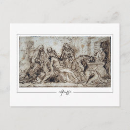 Nicolas Poussin #258 - Cartão postal de arte fina