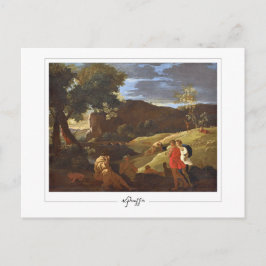 Nicolas Poussin #281 - Cartão Postal de Arte Fina