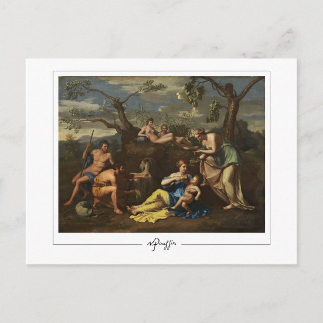 Nicolas Poussin #294 - Cartão Postal de Arte Refin (Frente)