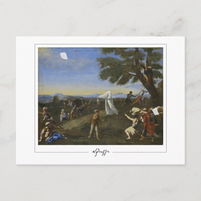 Nicolas Poussin #295 - Cartão Postal de Arte Refin (Frente)