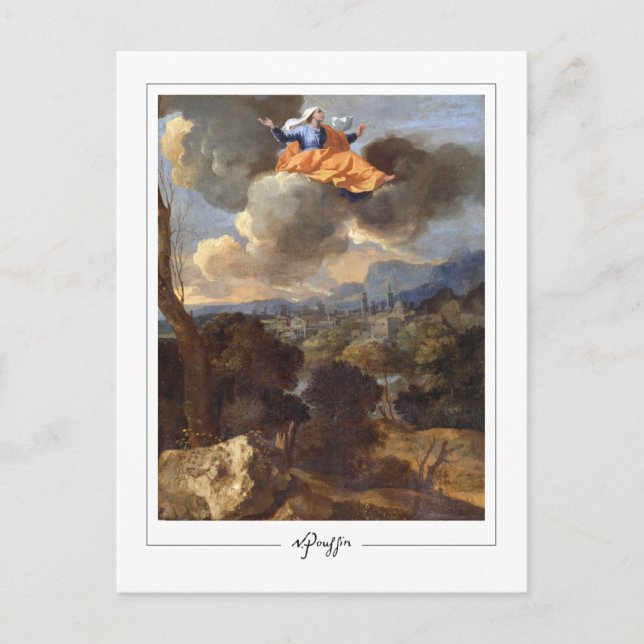 Nicolas Poussin #52 - Cartão postal de arte fina (Frente)