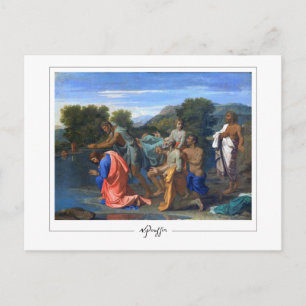 Nicolas Poussin #99 - Cartão postal de arte fina