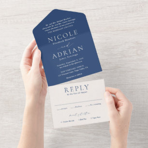 Nicole Royal Blue Elegant Wedding