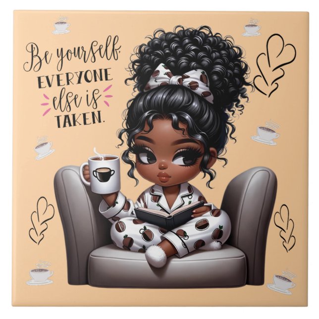 Nicole Seja seu Azulejo cerâmico (Frente)