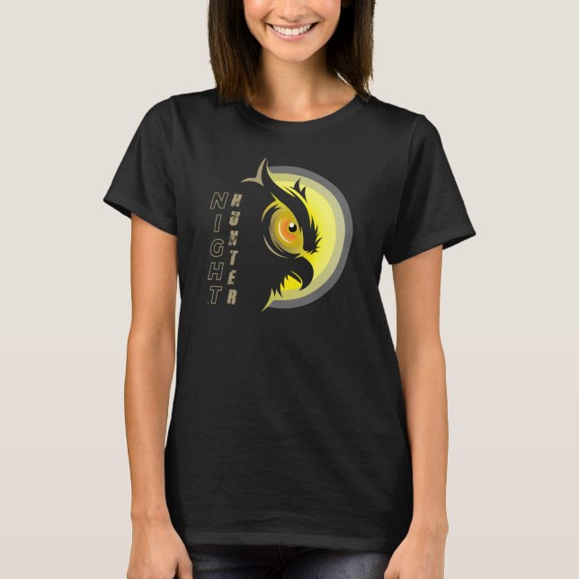Night Hunter | T-Shirt de uso feminino (Frente)
