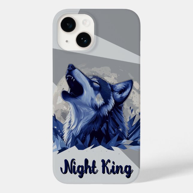 Night King - Howling Wolf com Lua (Verso)