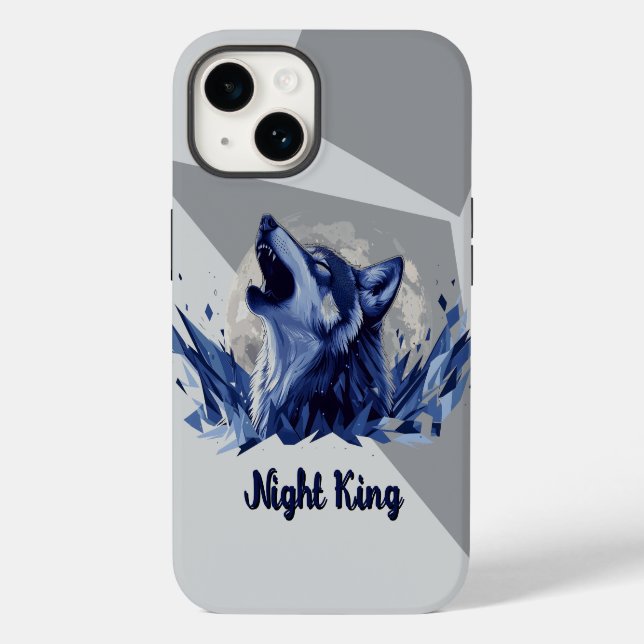 Night King - Howling Wolf com Lua (Verso)