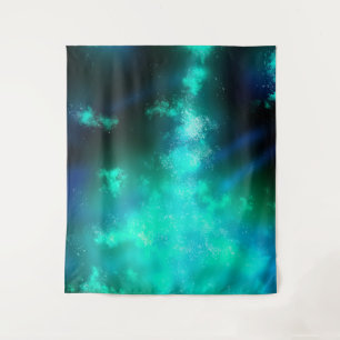 Night Sky Emerald Green Tapeçaria