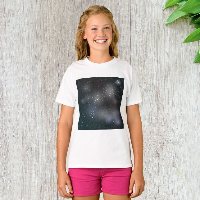 Night Sky Girls T-Shirt (Criador carregado)