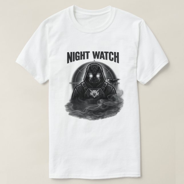 Night Watch Tactical T-Shirt (Frente do Design)