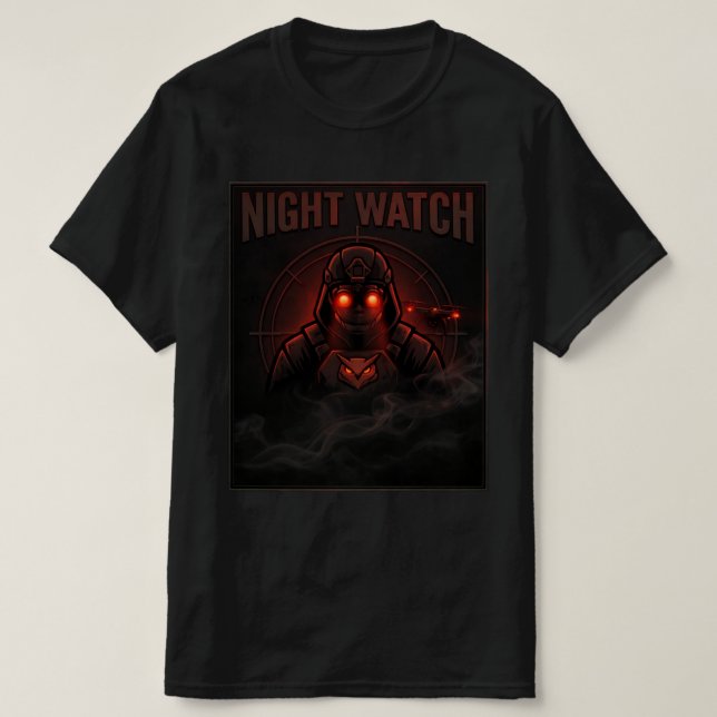 Night Watch Tactical T-Shirt (Frente do Design)