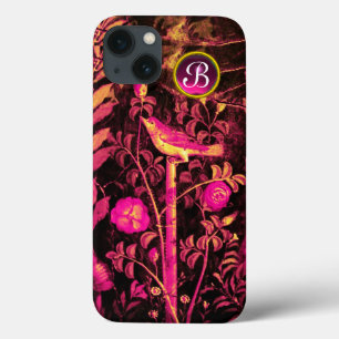 NIGHTINGALE COM MONOGRAMA ROSA, amarelo-preto rosa