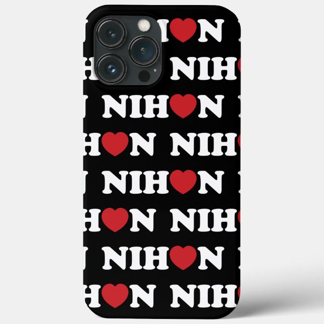 Nihon Love Heart Case-Mate capas de iphone (Verso)