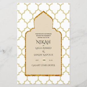 NIKAH - Casamento Dourado da Mesquita Islâmica Or