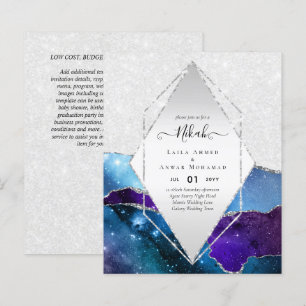 Nikah Islâmica Wedments Invtions - Glittery Doura