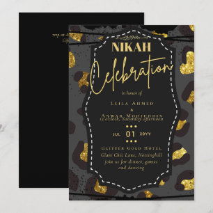 NIKAH Islâmico Bismillah Casamento Convites ORÇA