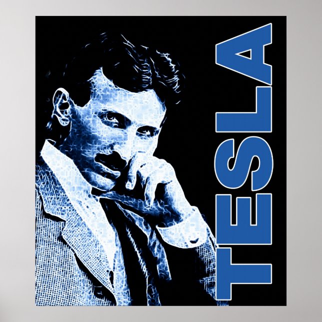 Nikloa Tesla Poster (Frente)
