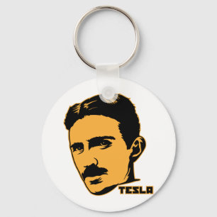 Nikola Tesla Portrait Chaveiro