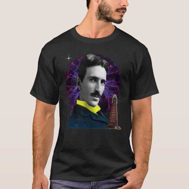Nikola tesla T-Shirt (Frente)