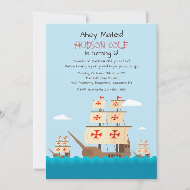 Niña, Pita e Papais noeis Maria Convite (Frente)