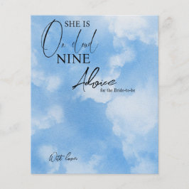 Nine Sky Blue Watercolor Game