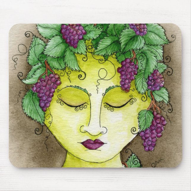 Ninfa Mousepad 4 do vinhedo (Frente)