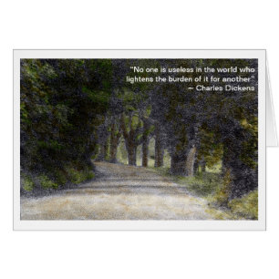 "Ninguém é" cartão sozinho