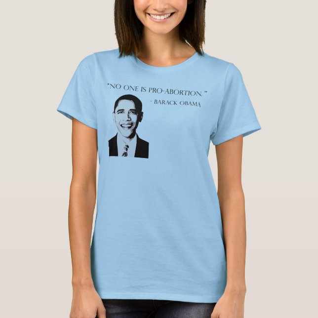 Ninguém é t-shirt do pro-aborto (Frente)