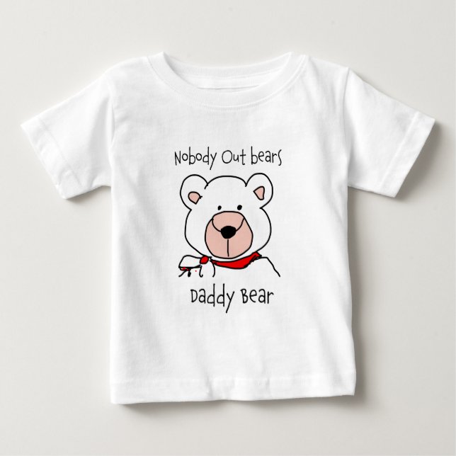 Ninguém Fora Ursos Pai Urso T-Shirt (Frente)