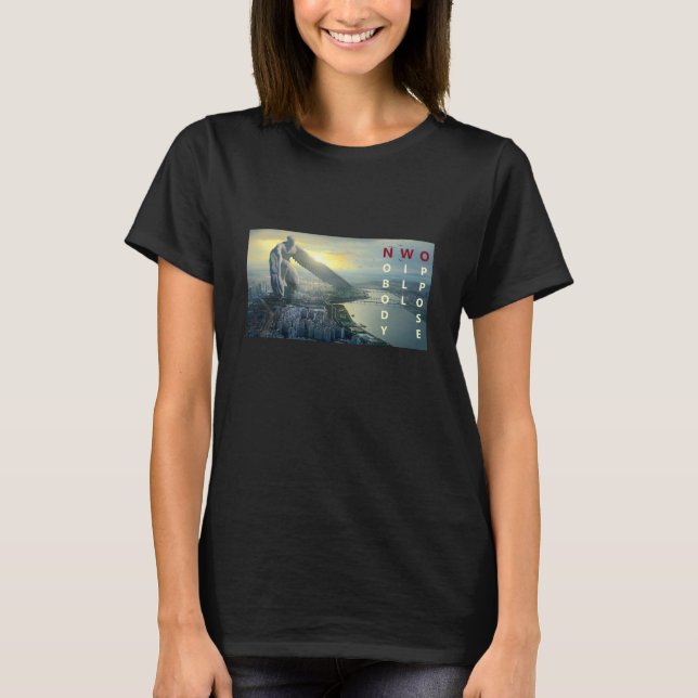 Ninguém se oporá à camisa (escura) (Frente)