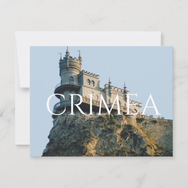 Ninho de Castle Swallow na Crimeia (Frente)