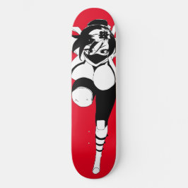 Ninja Anime Girl Skateboard