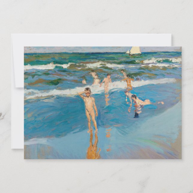 Niños en el Mar | Joaquín Sorolla (Frente)