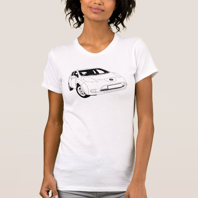 Nissan folheia t-shirt (Frente)