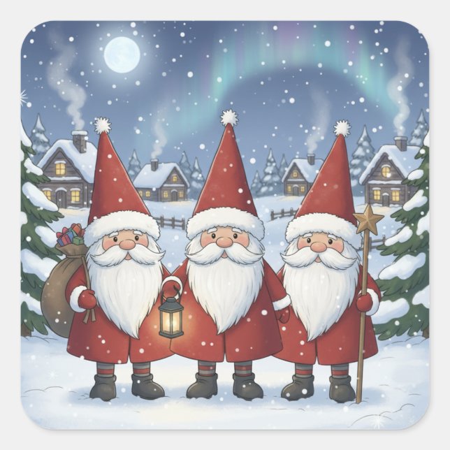 Nisse Noturno da Noruega, Adesivos (Frente)