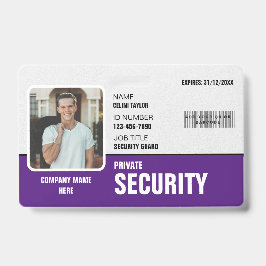 Nítido e Profissional: Crachá Personalizado para S