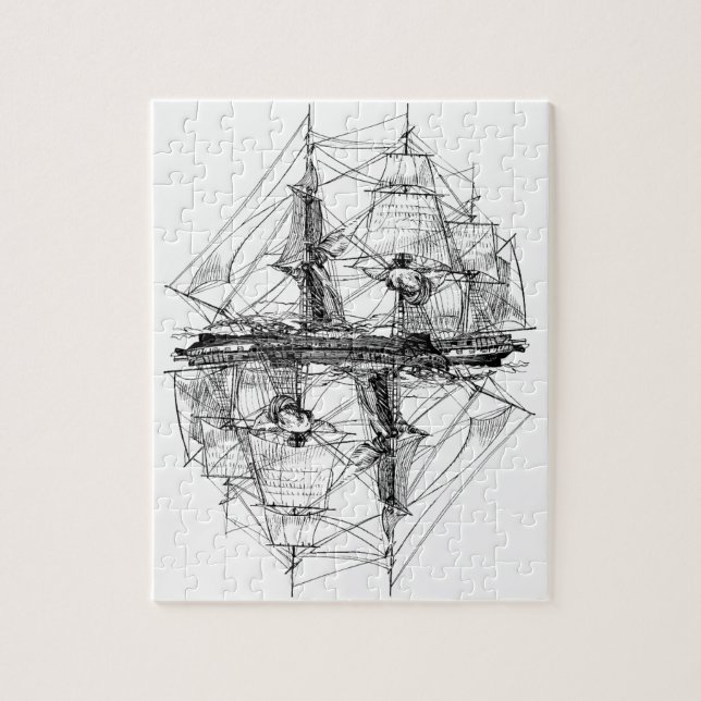 Nível 10 do quebra-cabeça da fragata (Vertical)