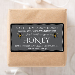 Nível Personalizado de Mel   Adesivos Clássicos Re